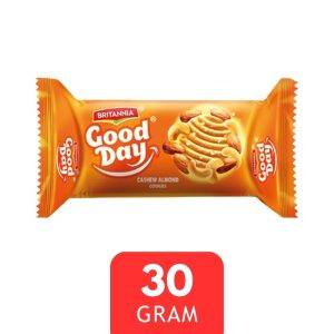 britannia good day cashew almond cookies 30g