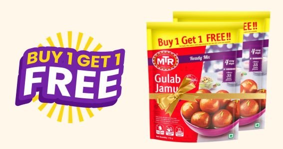MTR Gulab Jamun - Buy 1 Get 1 Free