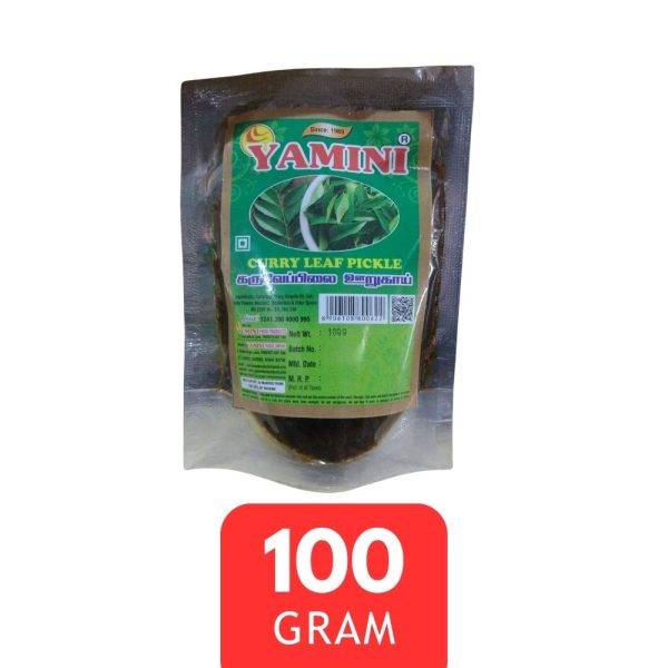 yamini curry leaf pickle 100g