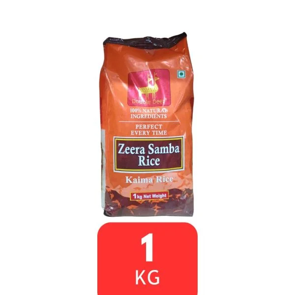 double deer zeera samba rice 1kg