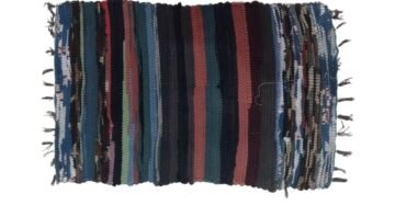 Floor Mat colour Strips Design