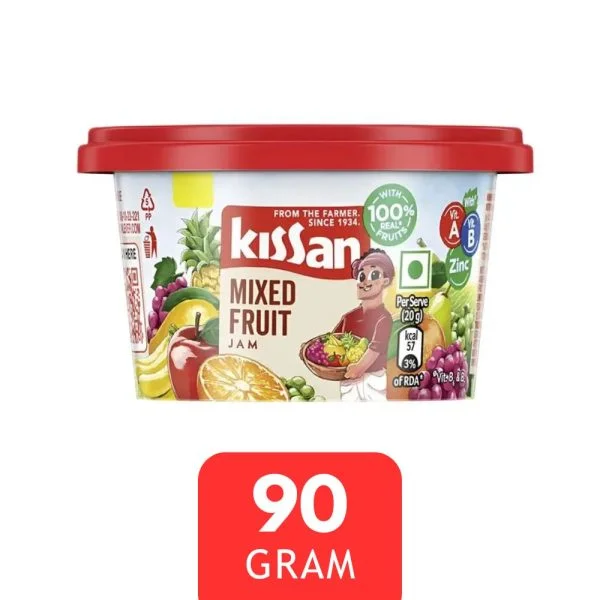 kissan mixed fruit jam 90g