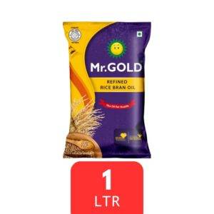 mr gold refined rice bran oil 1ltr