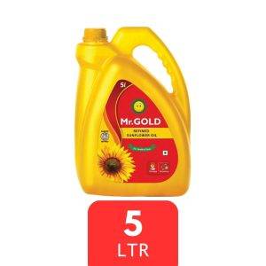 mr gold refined sunflower oil 5ltr