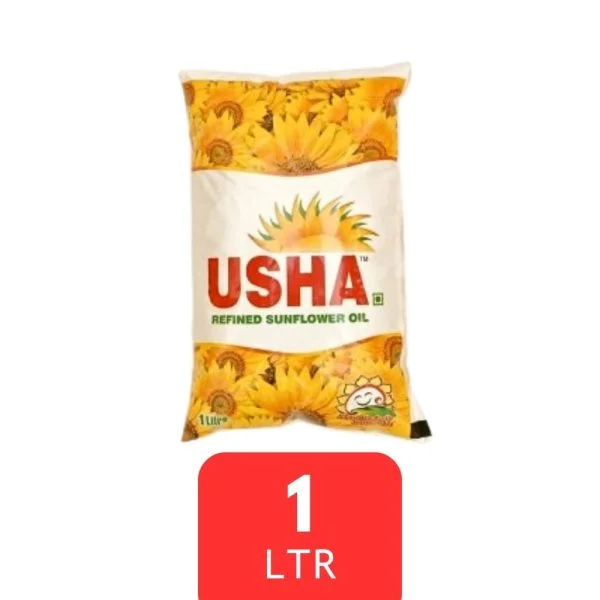 usha refined sunflower oil 1ltr