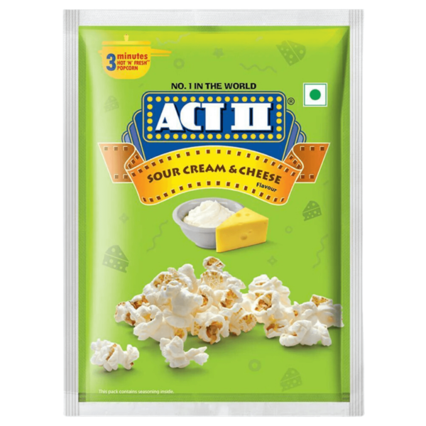 ACT II Sour Cream & Cheese Popcorn 50g