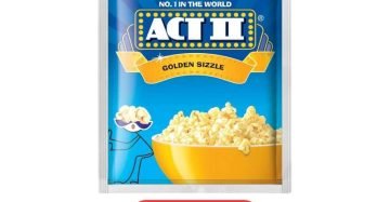 act ii golden sizzle popcorn 40g
