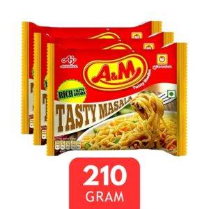 a&m tasty masala noodles 3 pack 210g