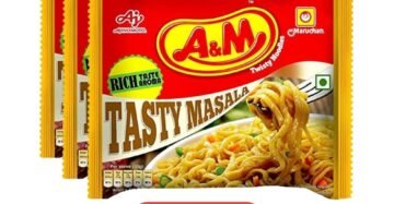 A&M Tasty Masala Noodles 3 pack 210g
