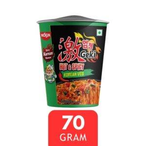 geki hot & spice Korean veg cup noodles 70g