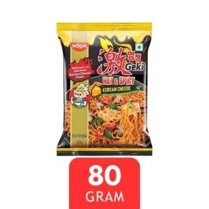 geki hot & spicy korean cheese noodles 80g