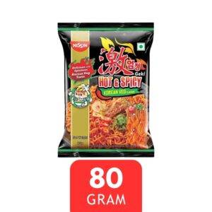 geki hot & spicy korean veg noodles 80g