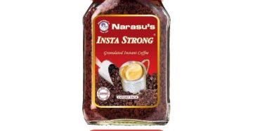 narasus insta strong coffee bottle pack 50g