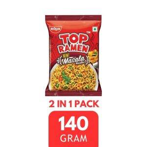 top ramen masala noodles 140g (2 in 1 pack)