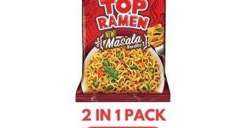 top ramen masala noodles 140g (2 in 1 pack)