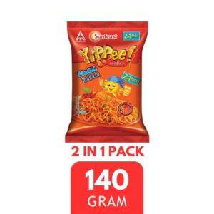 yippee noodles magic masala 140g (2 in 1 pack)