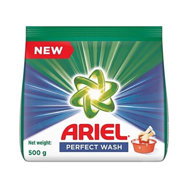 Ariel Perfectwash Detergent Powder 500g