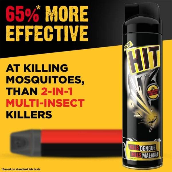 HIT Flying Insect Killer - Mosquito & Fly Killer Spray (400ml) - More Effective