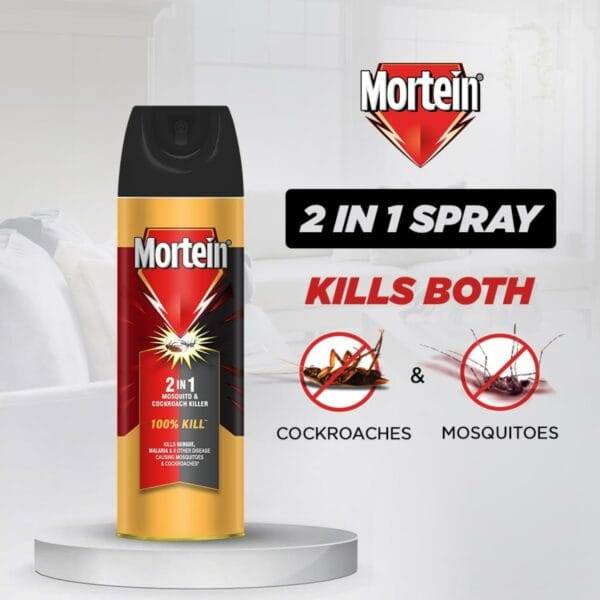 Mortein 2-in-1 Insect Killer Spray (200 ml) - Uses