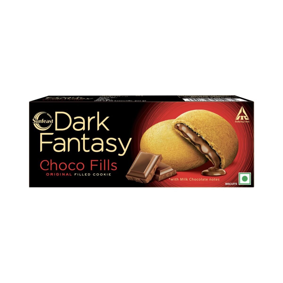 Sunfeast Dark Fantasy Choco Fills Original Filled Cookies 75g