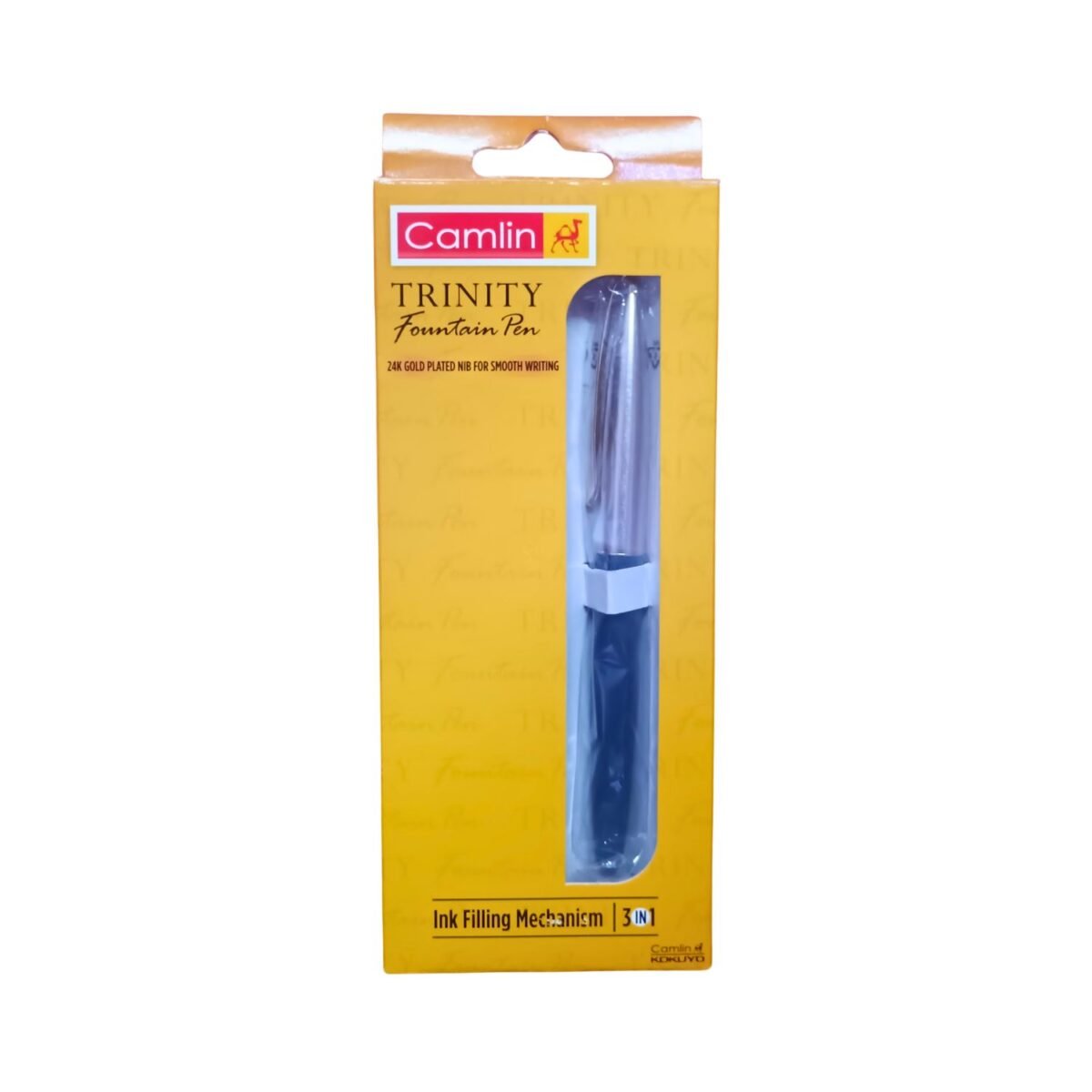 Camlin Trinity Fountain Pen 3-in-1 Ink Filling Mechanism