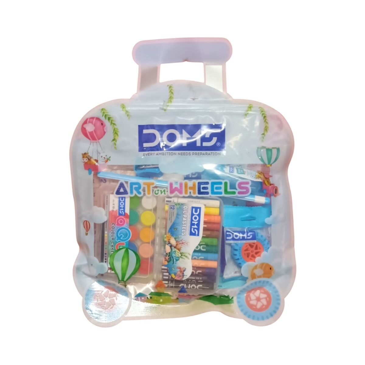 Doms Art On Wheels Stationery Kit