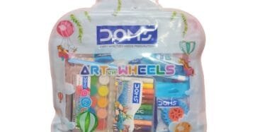Doms Art On Wheels Stationery Kit