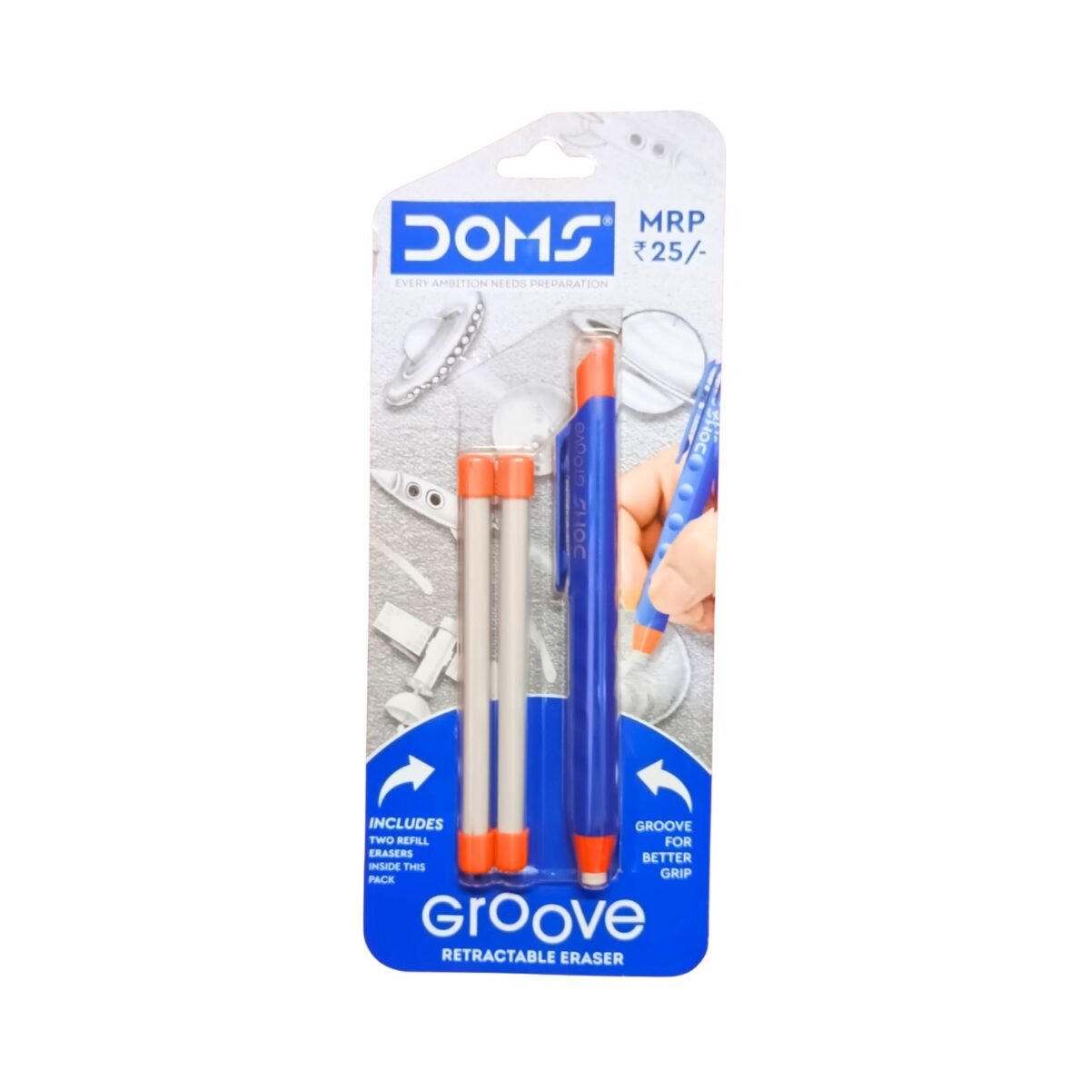 Doms Groove Retractable Eraser