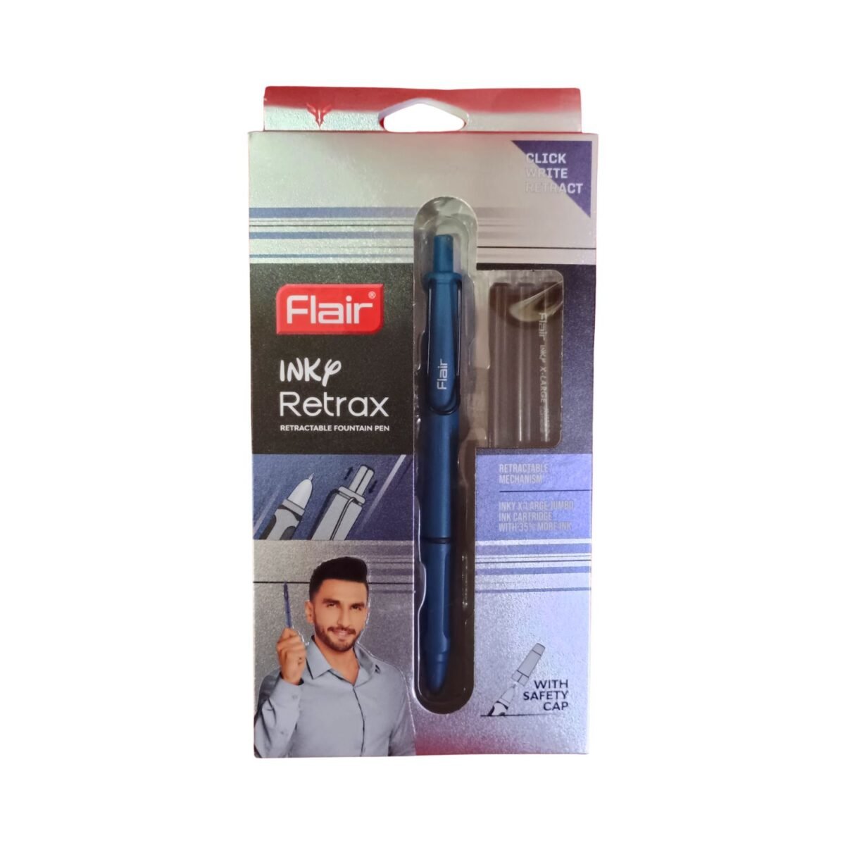 Flair Inky Retrax Fountain Pen
