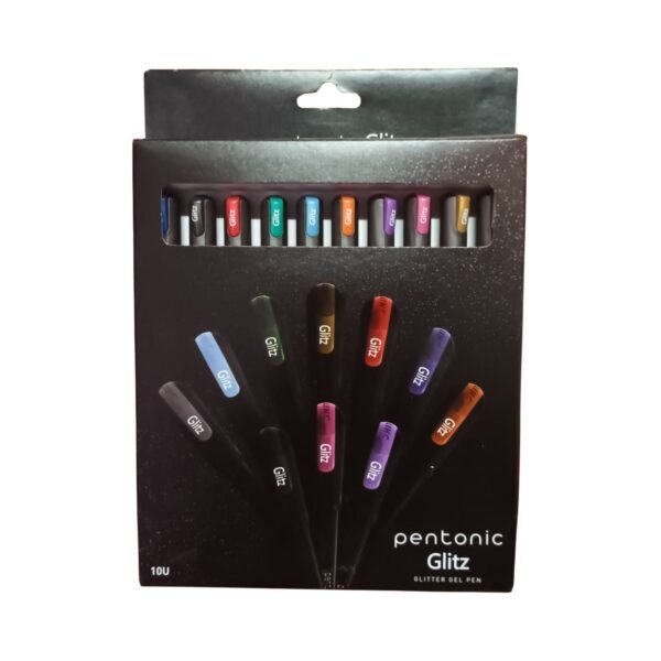 Pentonic Glitz Glitter Gel Pen 10U