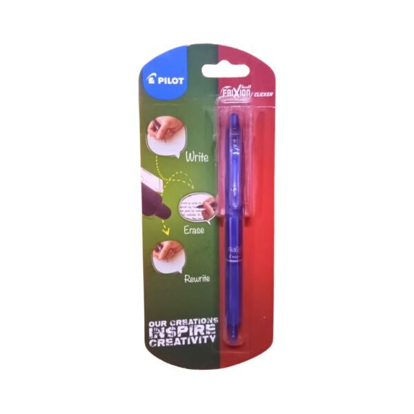 Pilot Frixion Clicker Roller Ball Pen 0.7 Fine