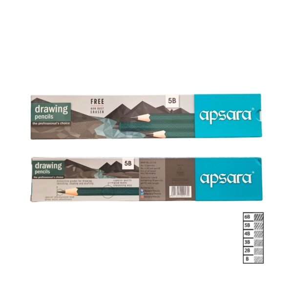 Absara Drawing Pencil 5B - Pack of 10