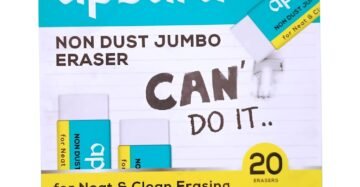 Apsara Non Dust Jumbo Eraser - Pack of 20