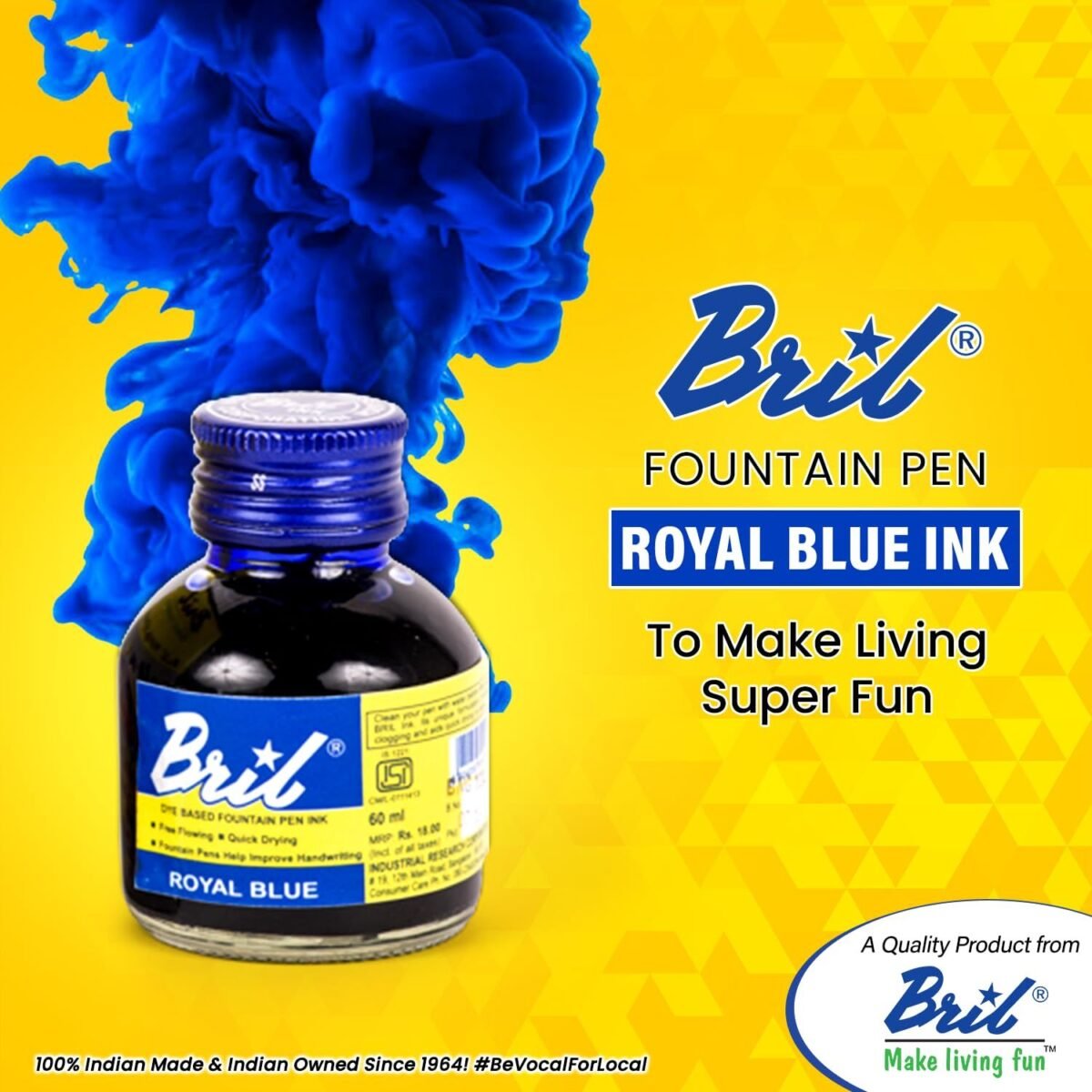 Bril Royal Blue Ink 60ml - Image 2