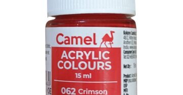 Camel Crimson Acrylic Colour 15ml