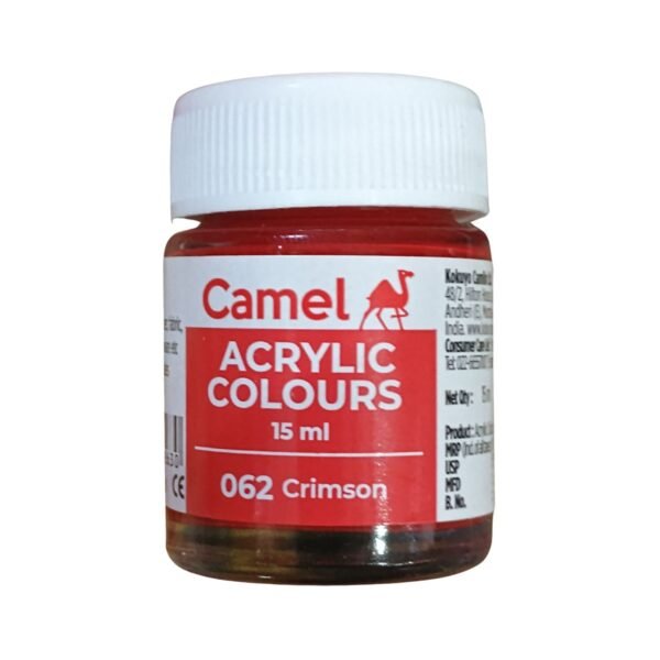 Camel Crimson Acrylic Colour 15ml