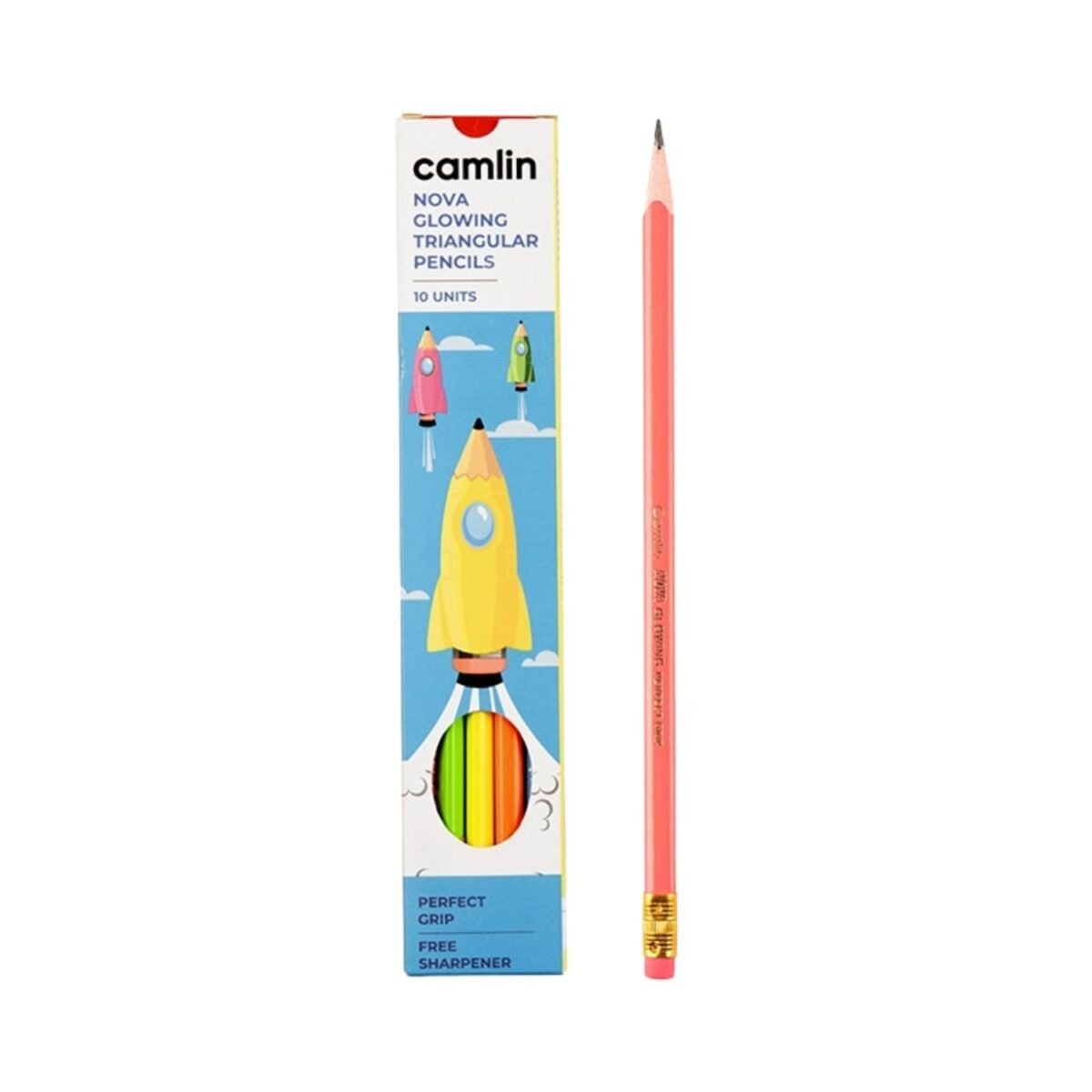 Camlin Nova Glowing Pencils - Pack of 10