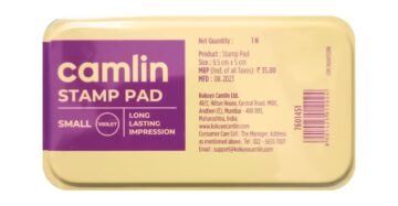 Camlin Stamp Pad Small Violet Ink