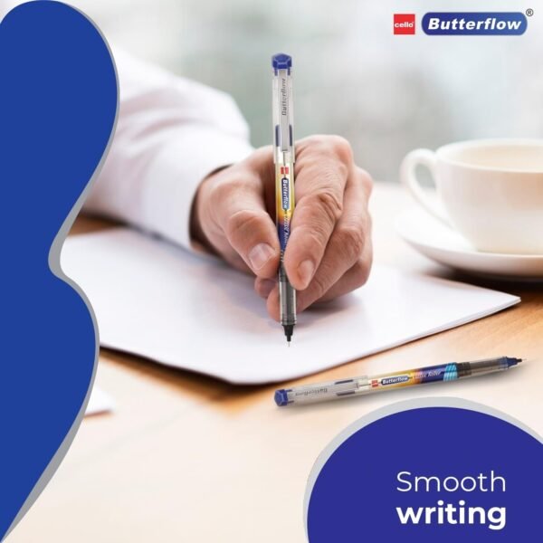 Cello Butterflow Classic Roller Pen Blue Ink