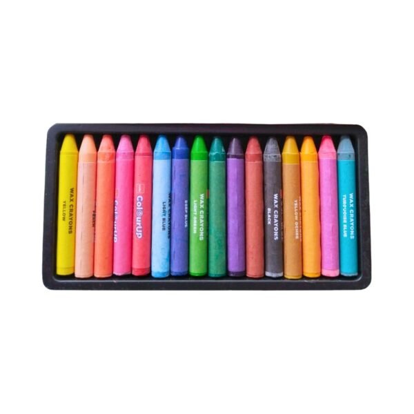 Cello Colour Up Wax Crayons - 16 Bright Shades