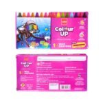 Cello Colour Up Wax Crayons - 16 Bright Shades