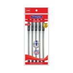 Cello Finegrip Ball Pen 0.7mm Black - Pack of 5