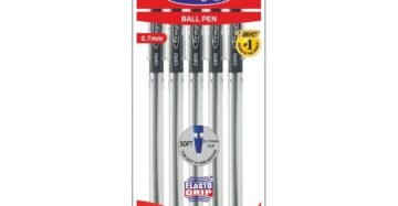 Cello Finegrip Ball Pen 0.7mm Black - Pack of 5