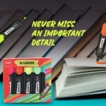 Cello Highlighter Pack of 5 - Multicolor, Chisel Tip