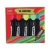 Cello Highlighter Pack of 5 - Multicolor, Chisel Tip