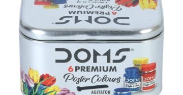 Doms Premium Poster Colours 6 Shades 15ml