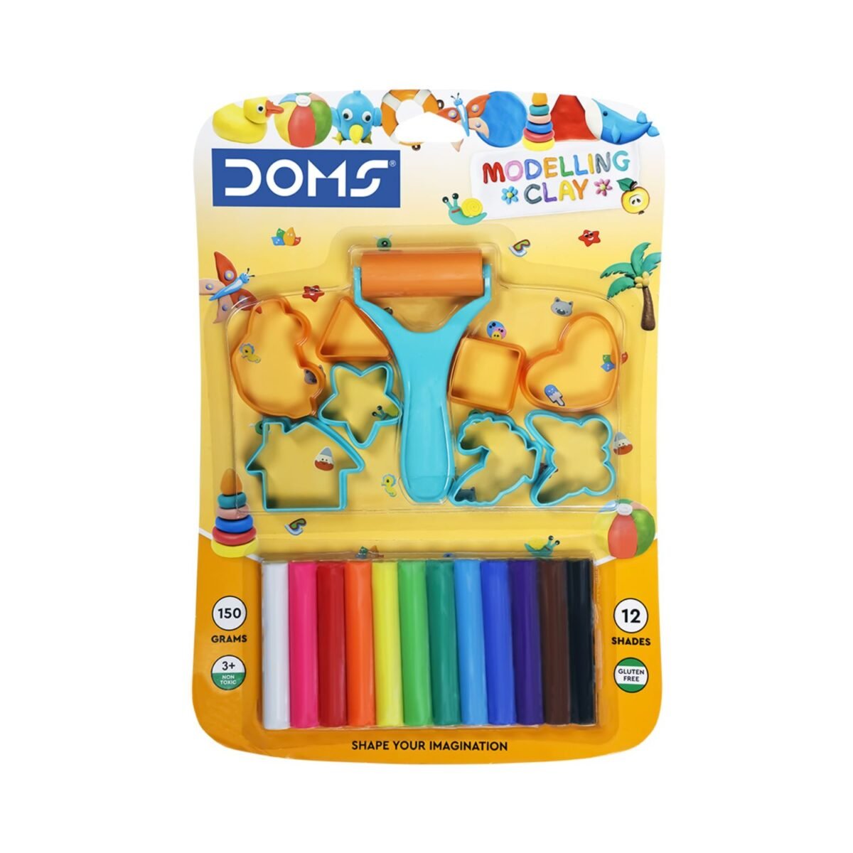 Doms Modelling Clay 12 Shades