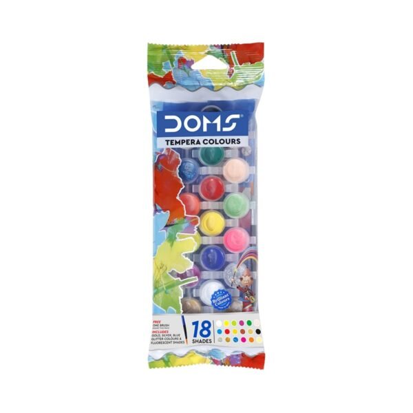 DOMS Tempera Colours 18 Shades