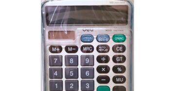 Deli M19811 Metal Calculator - 12 Digit, 120 Steps
