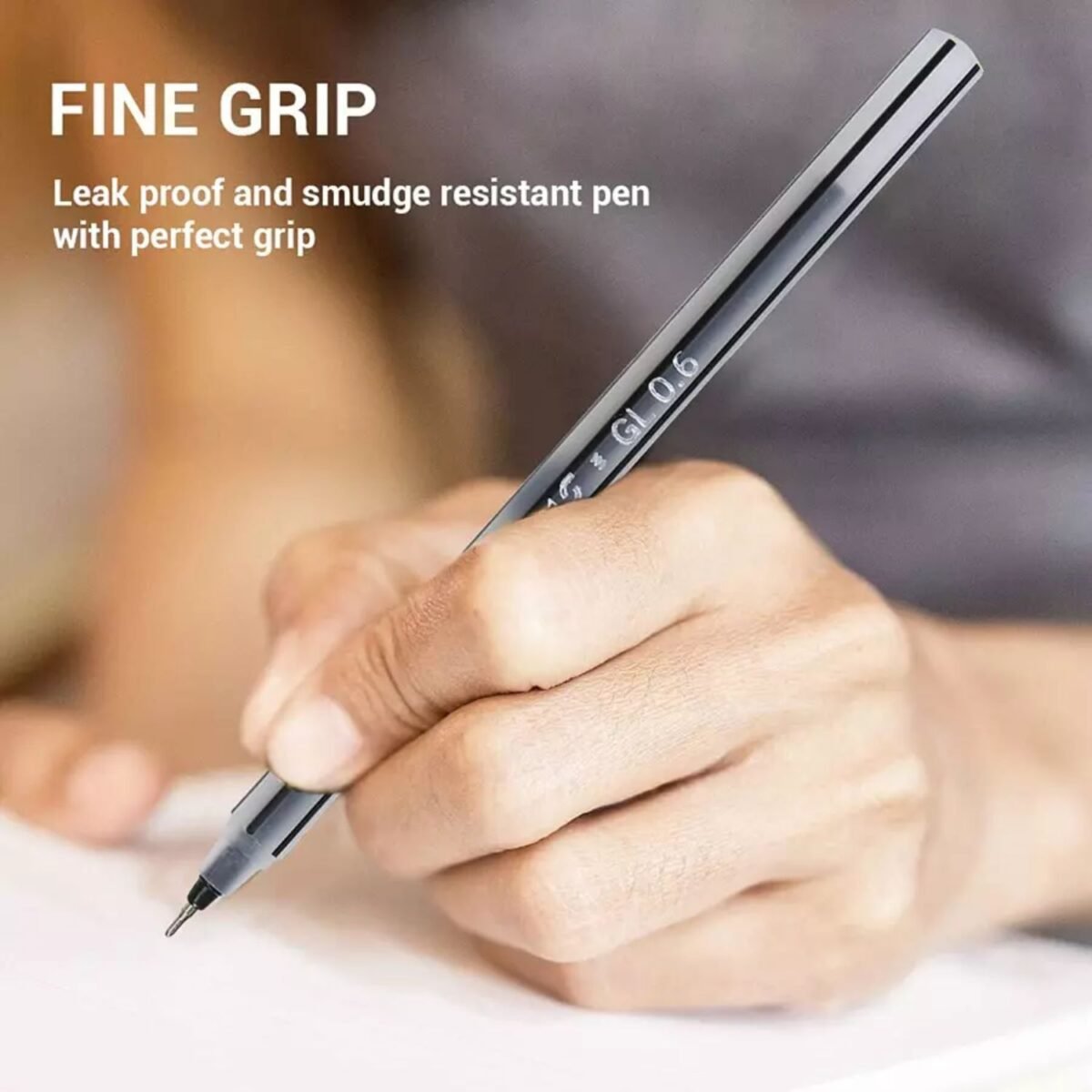 Doms Everyday Black Ball Pen 20 Pack